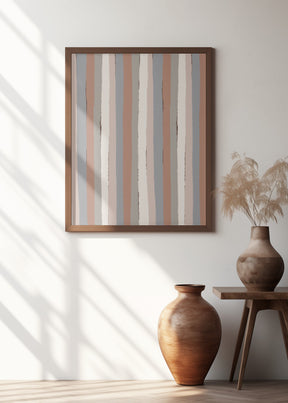 Pastel Stripes Poster