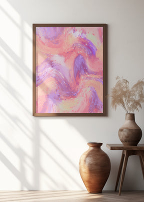 Pastel Space Pattern Poster