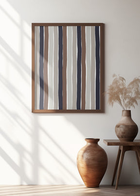 Gentle Color Stripes Poster