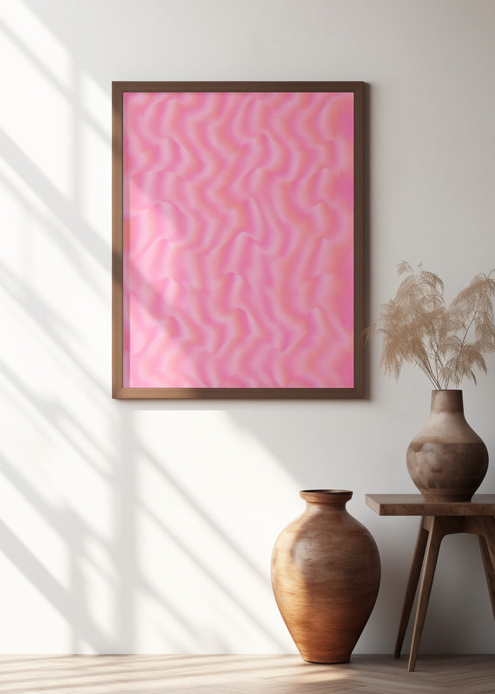 Pink Silk Pattern Poster