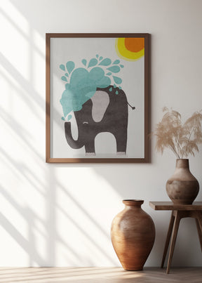 Funny elephant Poster