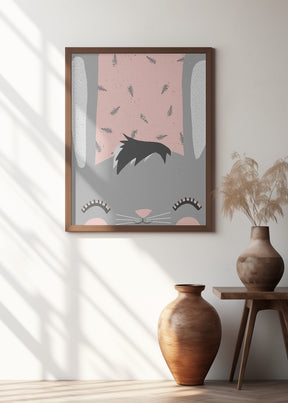 Little Bunny (pink) Poster