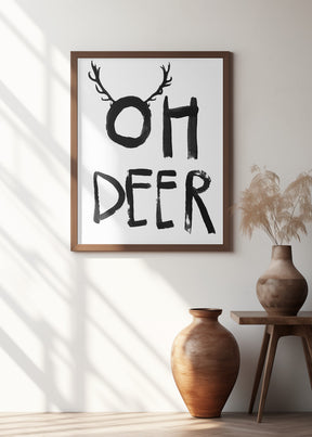 Oh Deer Poster