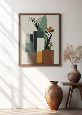 Geometric Vases Poster