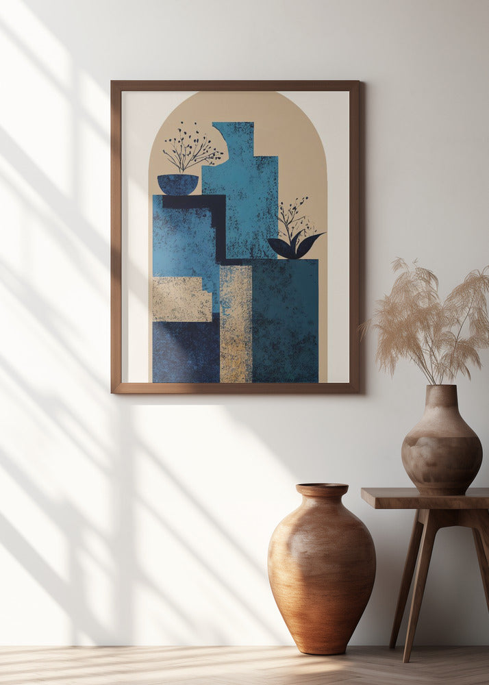 Blue Vase Poster