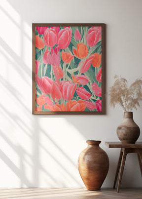 Pink Tulips Poster