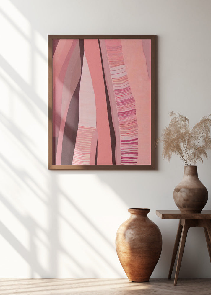 Pink Layers Poster