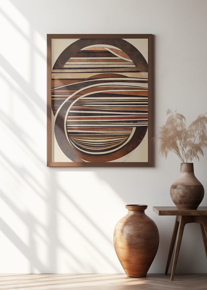 Curved Wood Poster