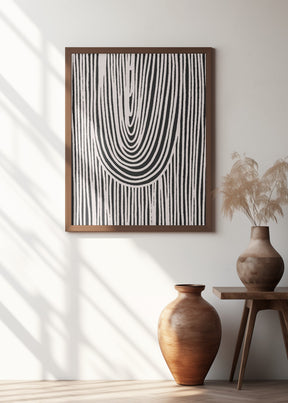 Hanging Stripes Poster