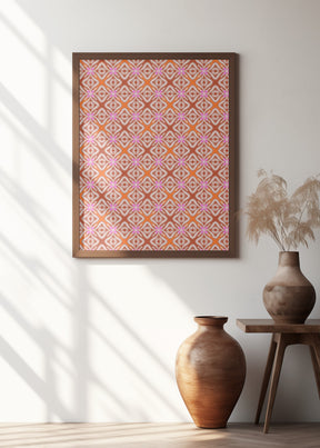 1970 Tile Pattern Poster