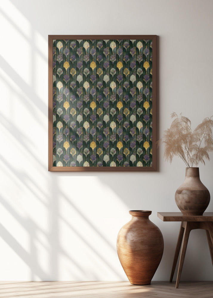 Romantic Ginko Pattern Poster