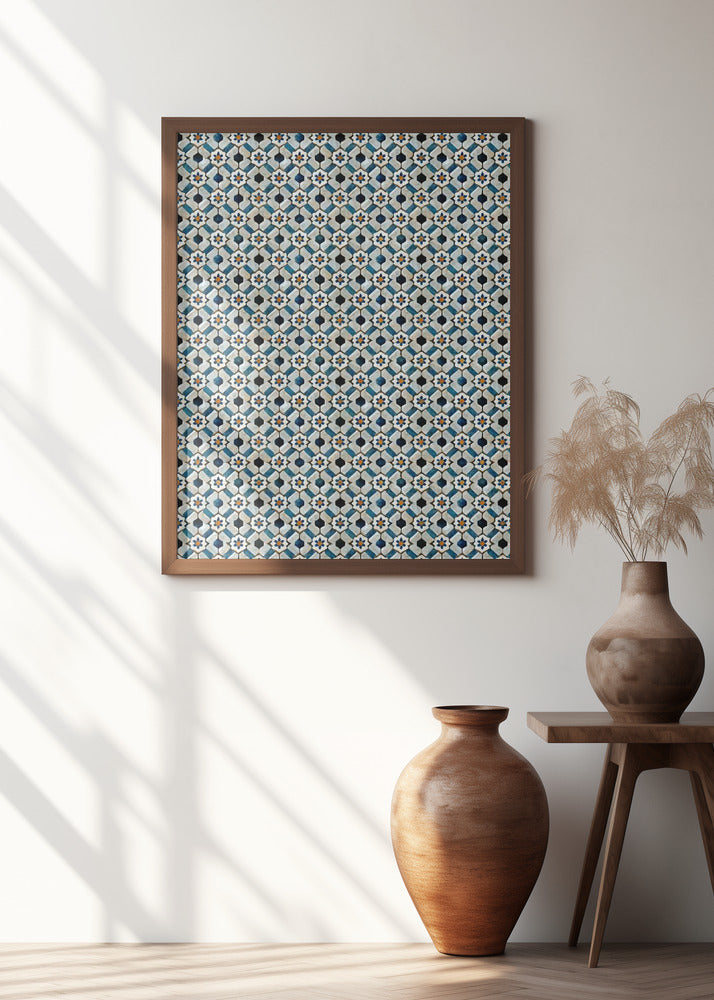 Moroccan Tile Pattern Poster