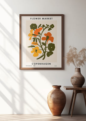 Flower Market. Copenhagen Poster