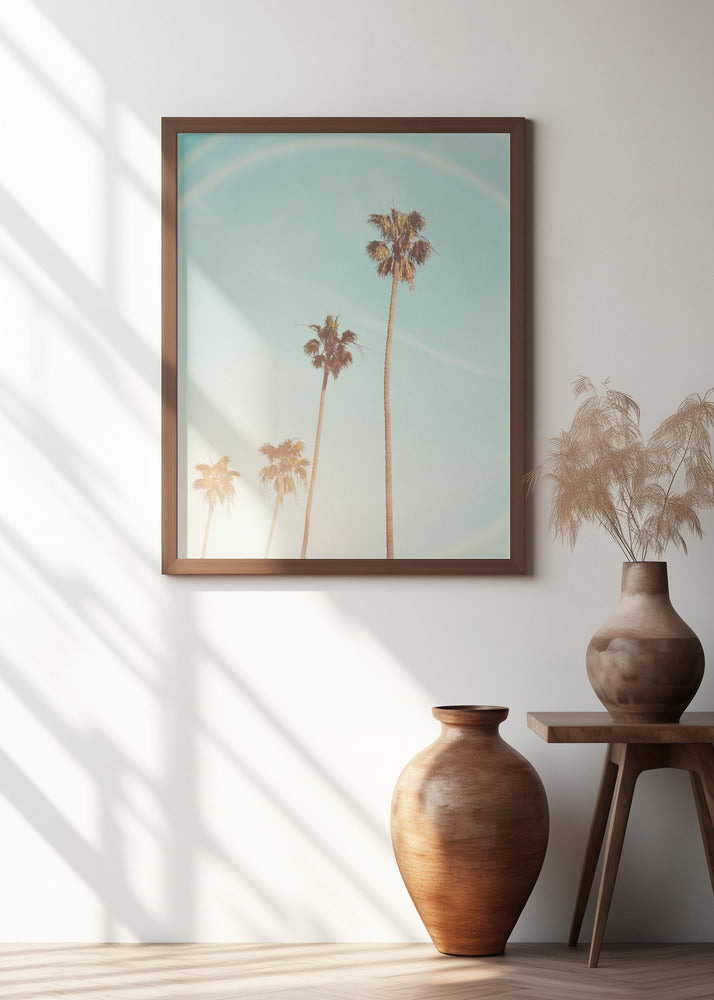 Sunny Cali Palm Tree Poster