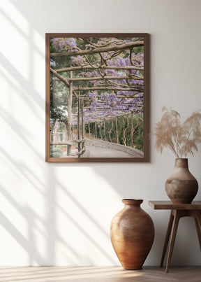 The Lavender Walkway Poster