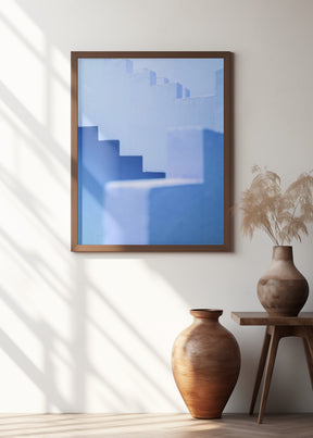 Muralla Roja in blue Poster