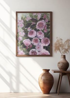 Aurorie painterly roses Poster