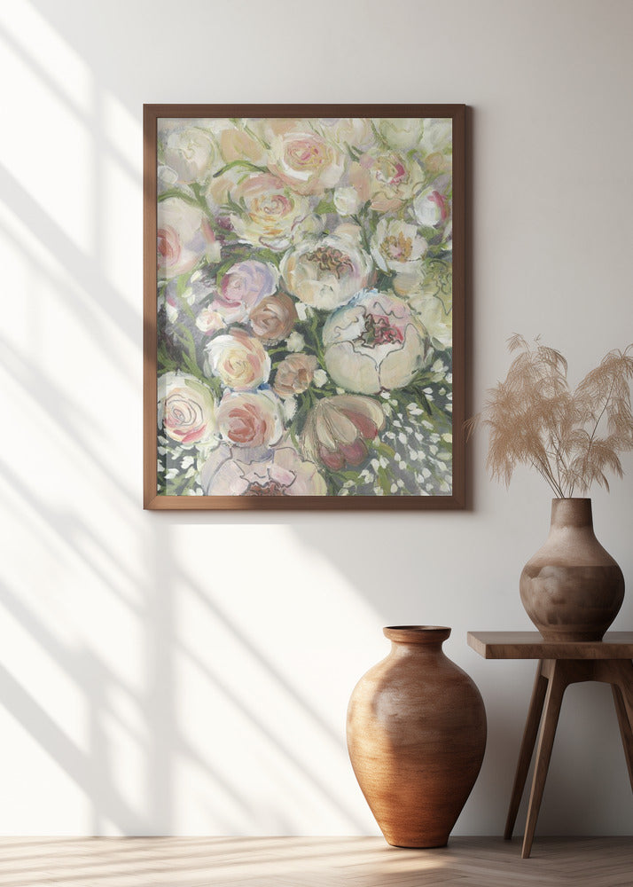 Maeve painterly florals Poster