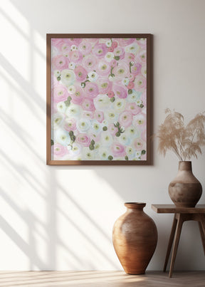 Gabry painterly ranunculus Poster