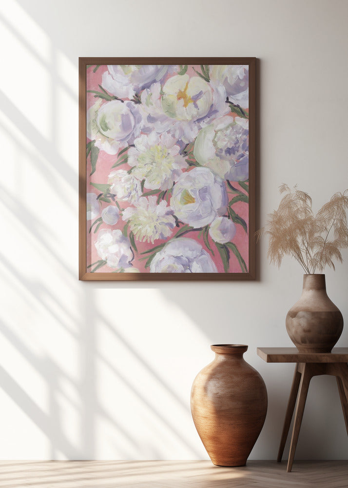 Kinsly painterly bouquet Poster