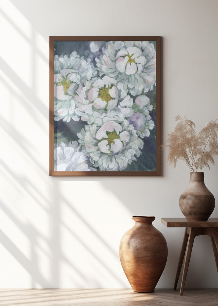 Willoh painterly peonies Poster