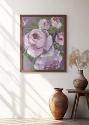 Rylee painterly roses Poster