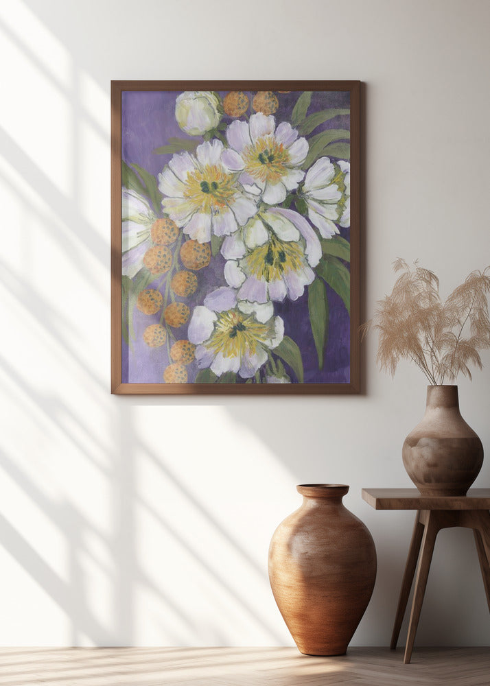 Choi painterly bouquet Poster