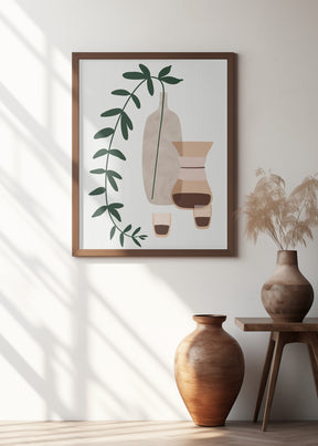 Boho coffee for two Poster