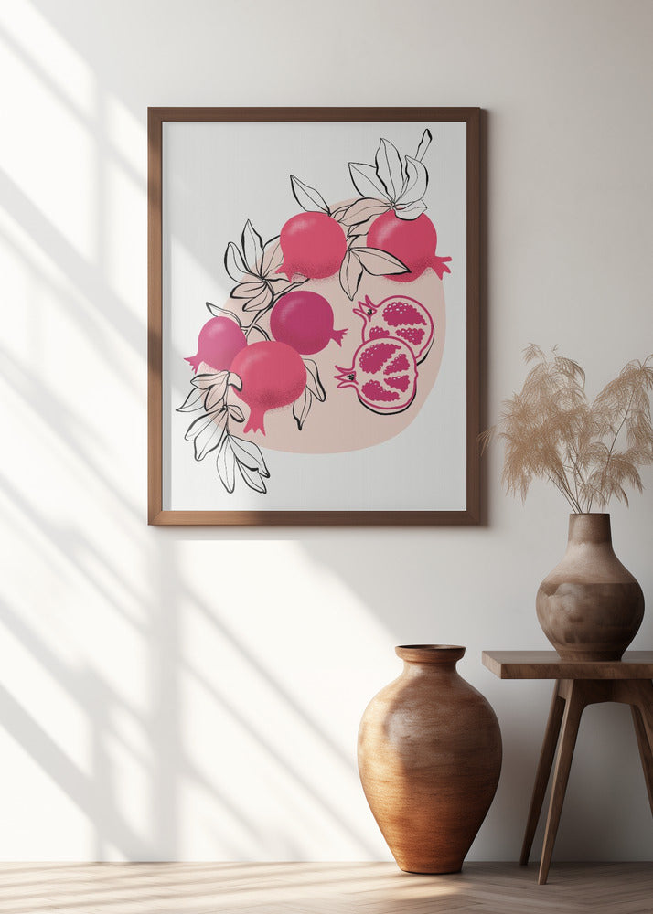 Fathia pomegranates Poster