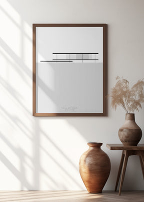 Minimal Farnsworth house Poster