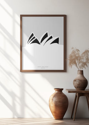 Minimal Sydney Opera House Poster