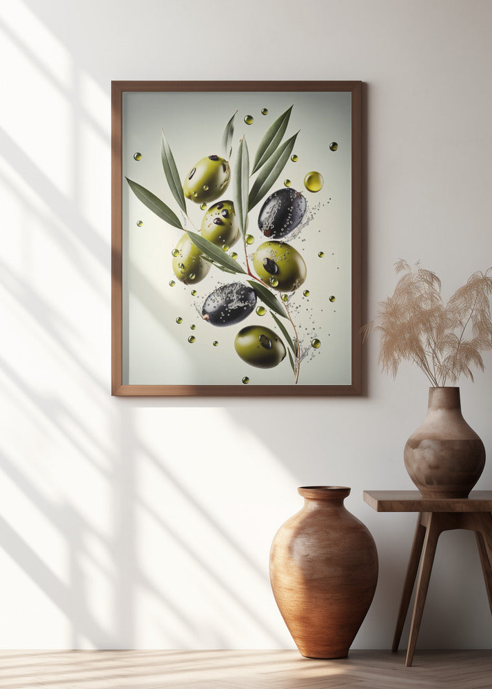 Fresh Olives Poster