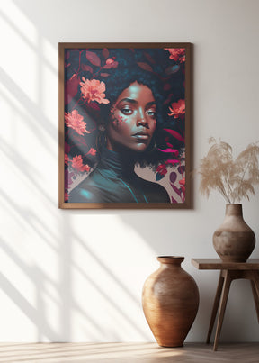 Goddess Of The Flowers Poster