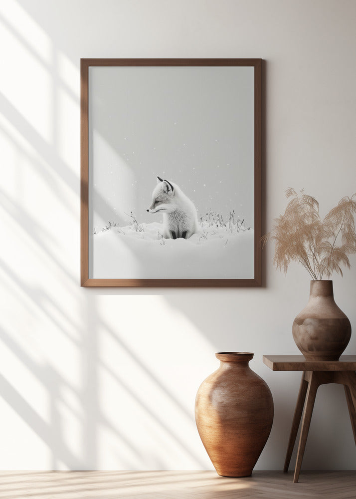 Snow Fox Poster