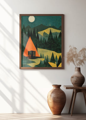 Cabin In The Forest Poster