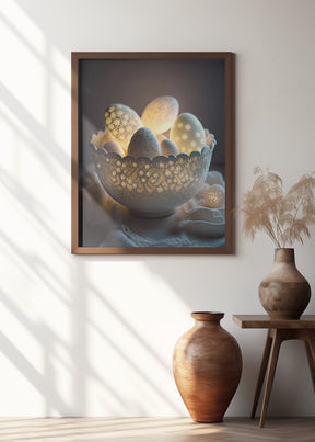 Glowing Eggs Poster