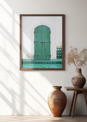 Marrakesh Green Door Poster