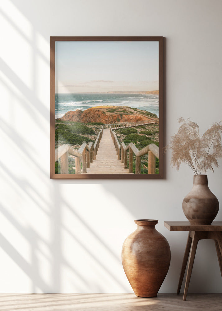 Walkway into the Algarve Poster