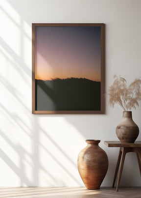 Dune Grass Sunset Poster