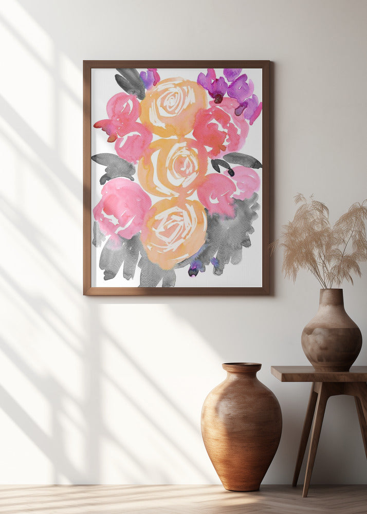 Olympe florals I Poster