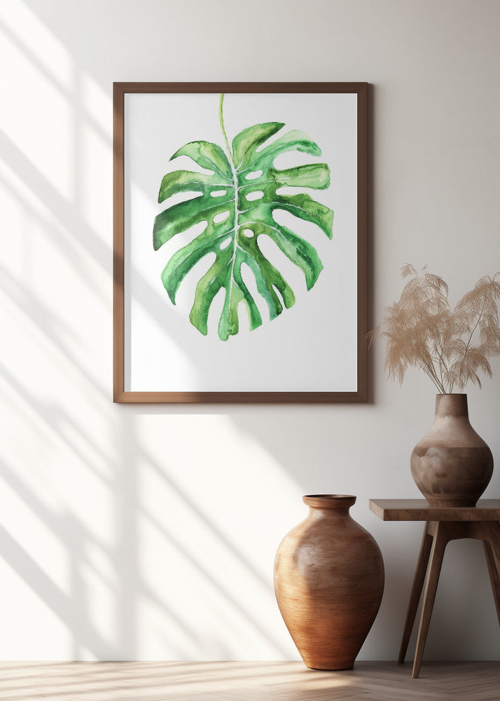 Monstera Leaf Poster