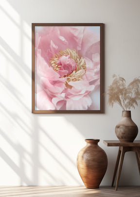 Blush peony I Poster