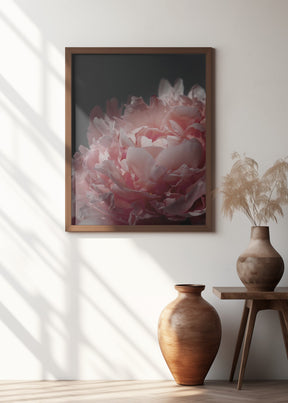 Moody blush peony I Poster