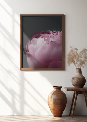 Moody pink peony II Poster