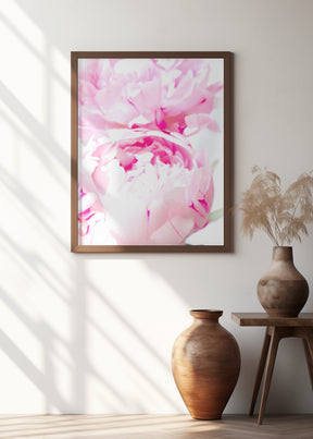 Pink peony X Poster