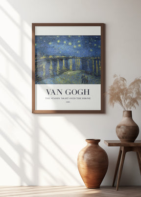 The Starry Night Over The Rhone Poster