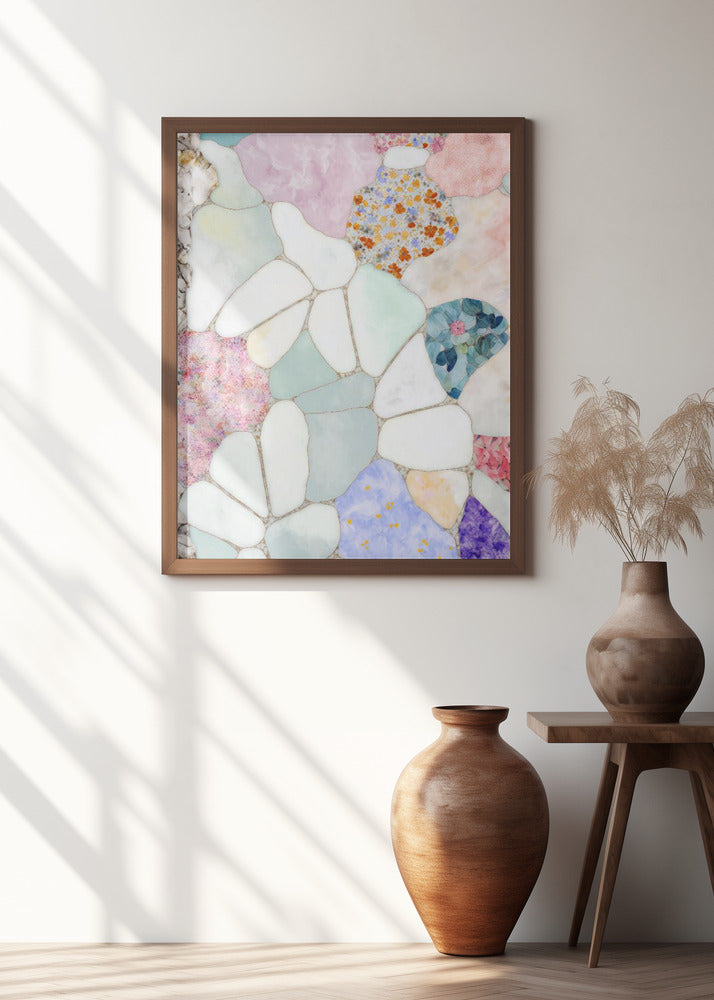 Floral Mosaic Poster