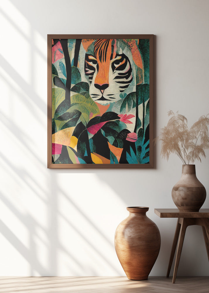 Jungle Tiger Poster