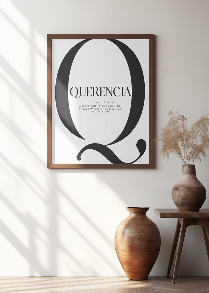 Querencia definition Poster