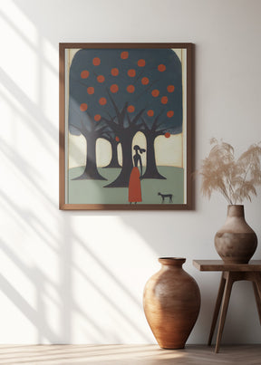 The Woman And The Apple Tree Poster